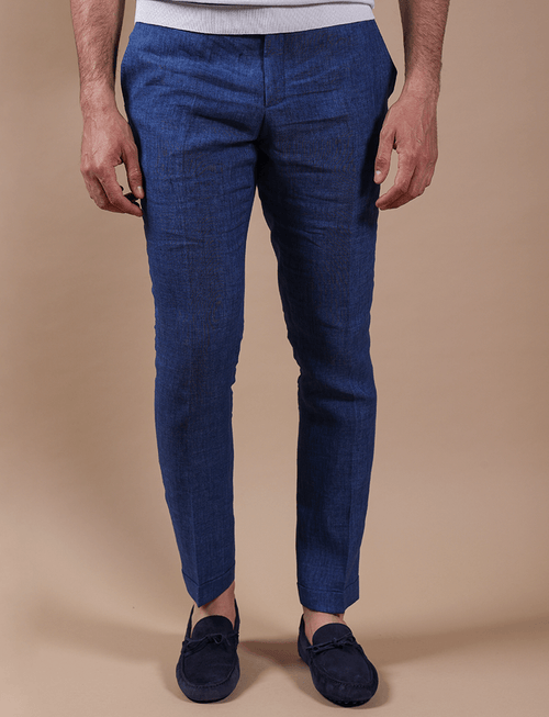 Pantalone in 100% lino_Luigi Fusaro