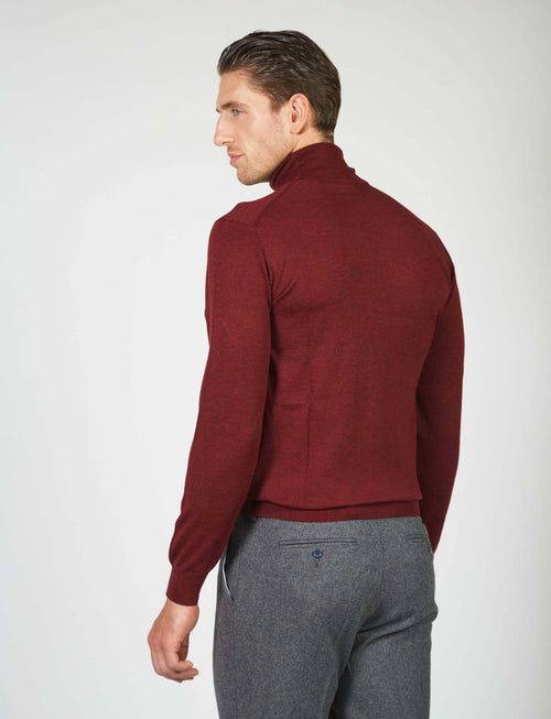 Dolcevita basic in lana merino_Luigi Fusaro