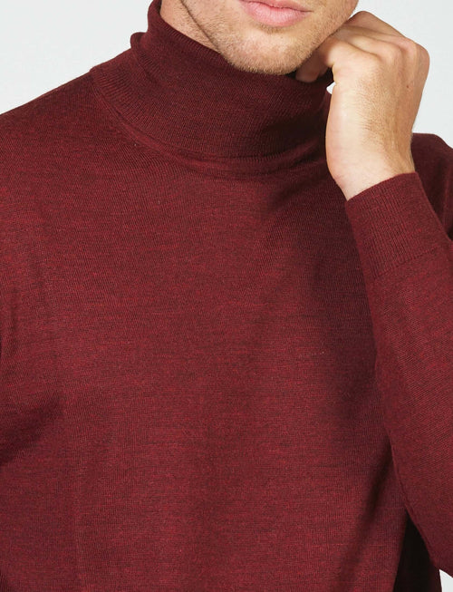 Dolcevita basic in lana merino_Luigi Fusaro