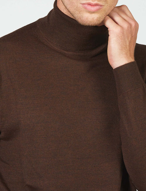 Dolcevita basic in lana merino_Luigi Fusaro
