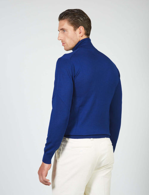 Dolcevita basic in lana merino_Luigi Fusaro