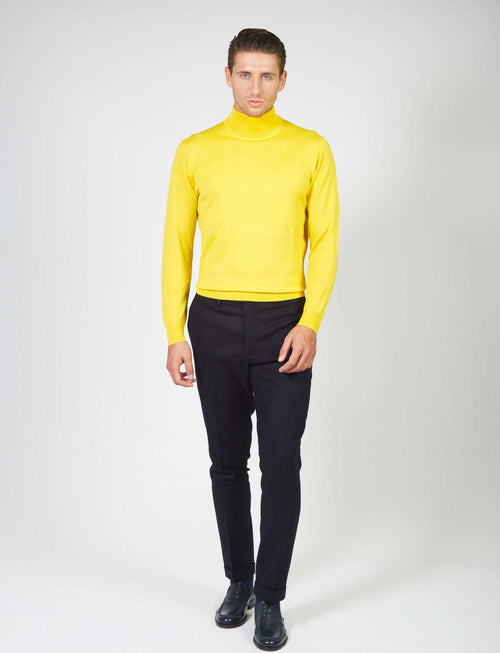 Dolcevita basic in lana merino_Luigi Fusaro