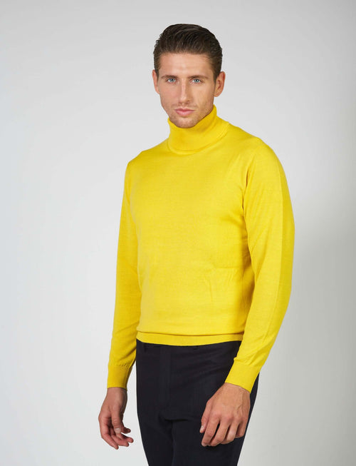 Dolcevita basic in lana merino_Luigi Fusaro