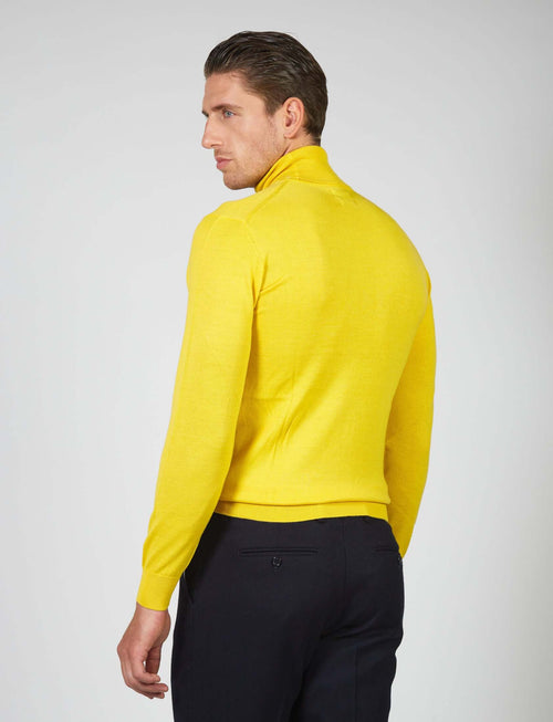 Dolcevita basic in lana merino_Luigi Fusaro
