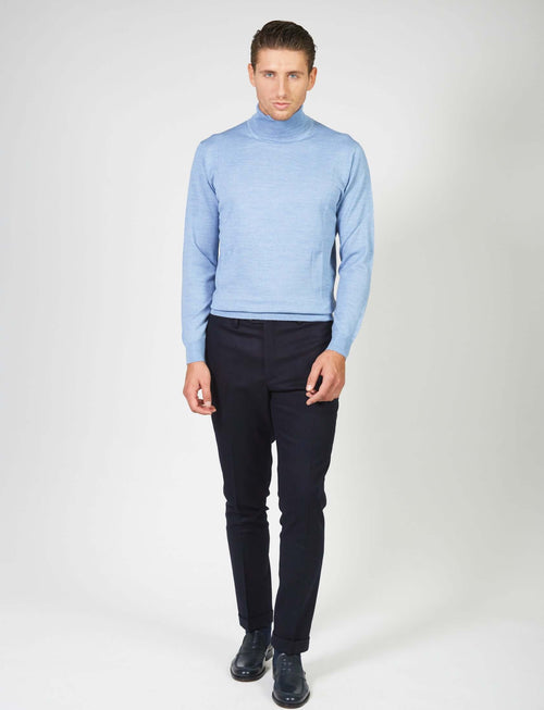 Dolcevita basic in lana merino_Luigi Fusaro