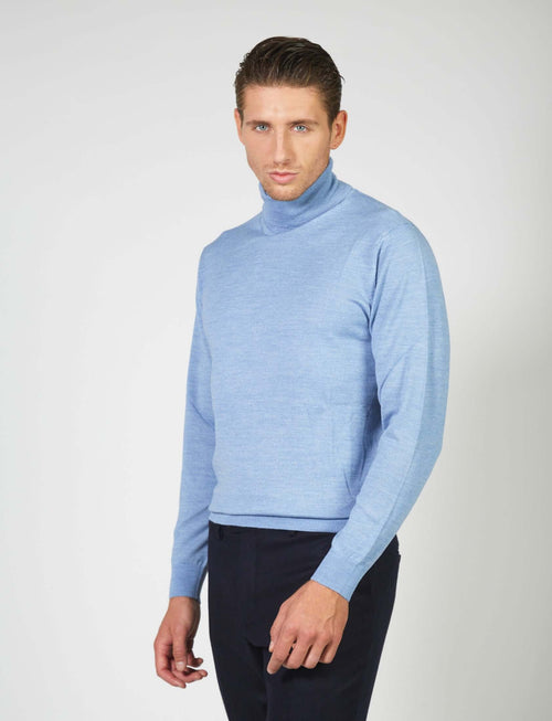 Dolcevita basic in lana merino_Luigi Fusaro