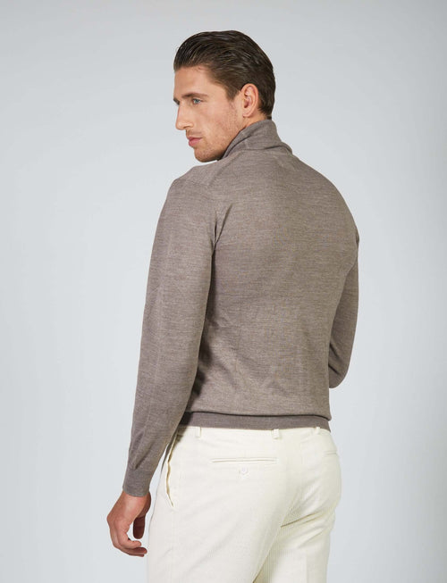Dolcevita basic in lana merino_Luigi Fusaro