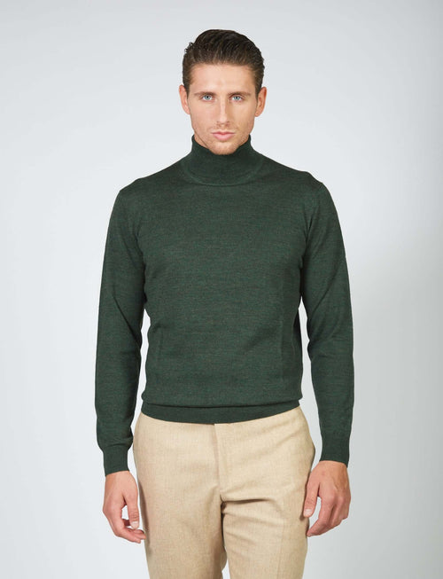 Dolcevita basic in lana merino_Luigi Fusaro