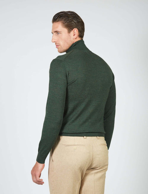 Dolcevita basic in lana merino_Luigi Fusaro