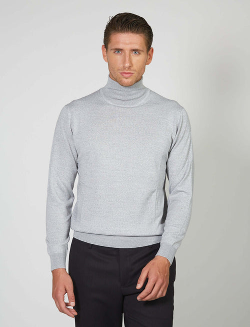 Dolcevita basic in lana merino_Luigi Fusaro