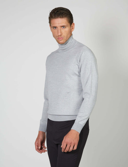 Dolcevita basic in lana merino_Luigi Fusaro