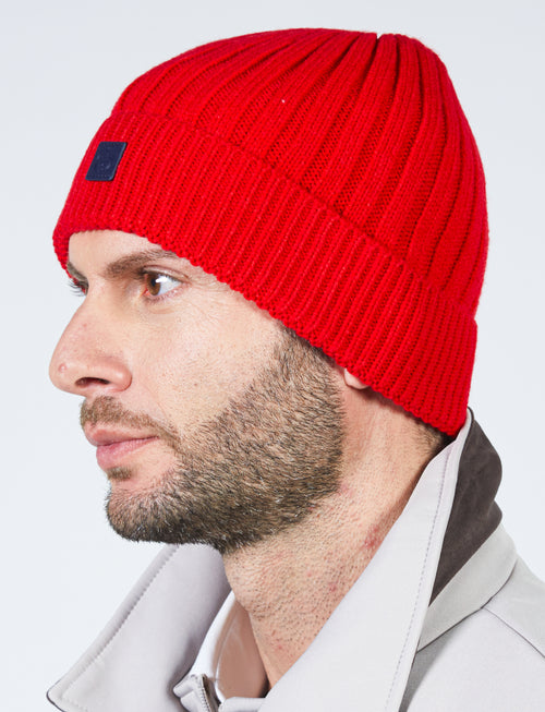 Cappello a coste inglesi |Colore:Rosso