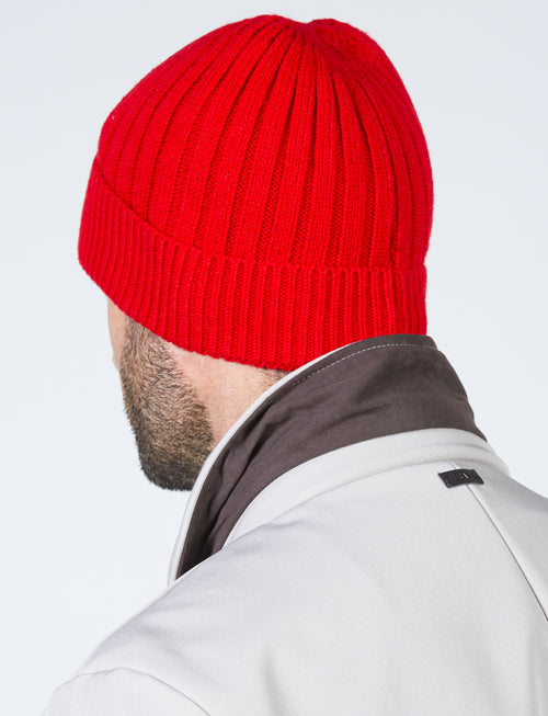 Cappello a coste inglesi |Colore:Rosso