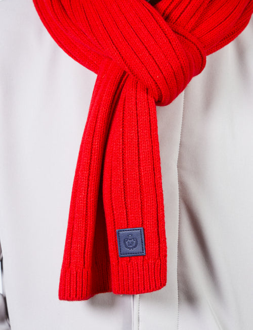 Sciarpa a coste inglesi |Colore:Rosso