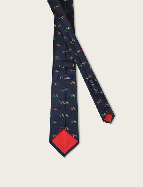 Cravatta fantasia asso di bastoni