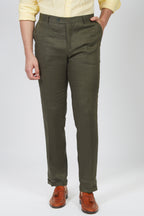 Pantalone in 100% lino_Luigi Fusaro
