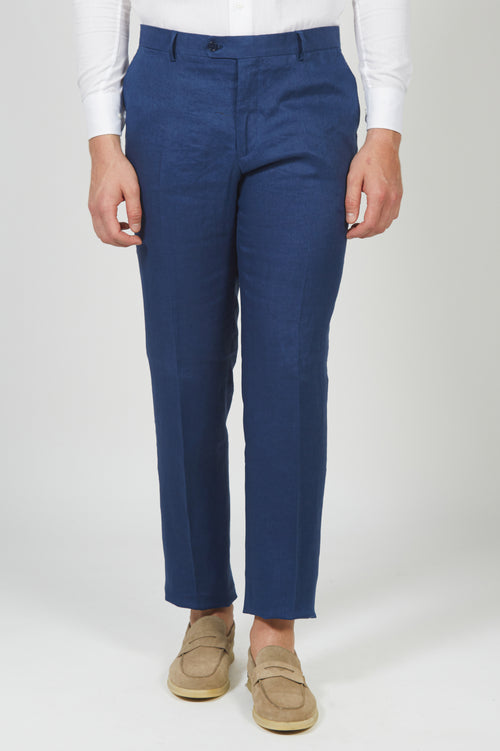 Pantalone in 100% lino luigi fusaro