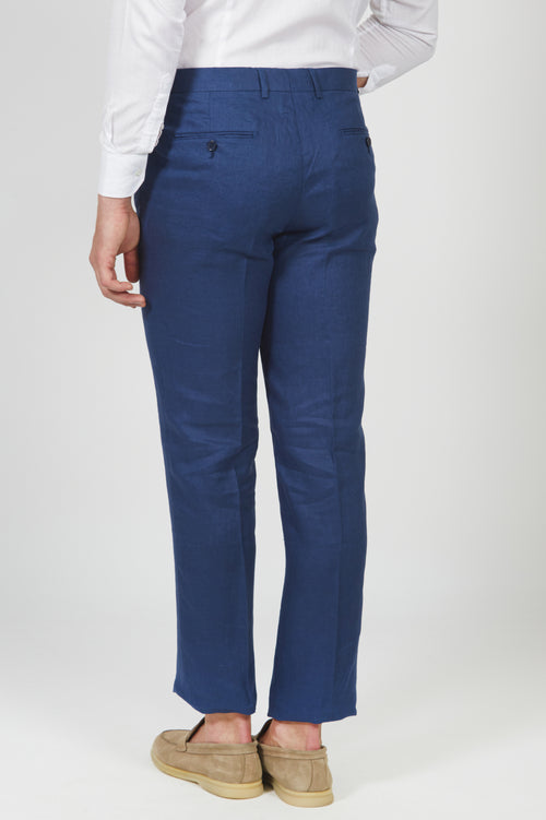 Pantalone in 100% lino luigi fusaro