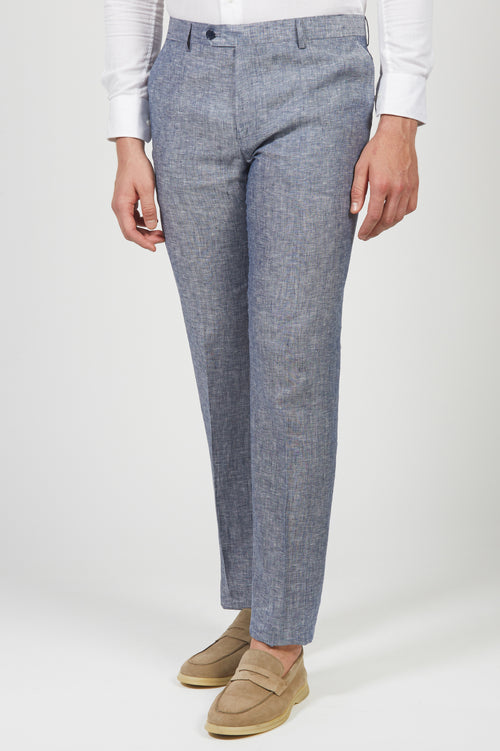 Pantalone in lino mélange luigi fusaro