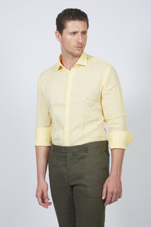 Camicia in 100% lino luigi fusaro