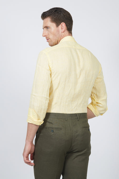 Camicia in 100% lino luigi fusaro