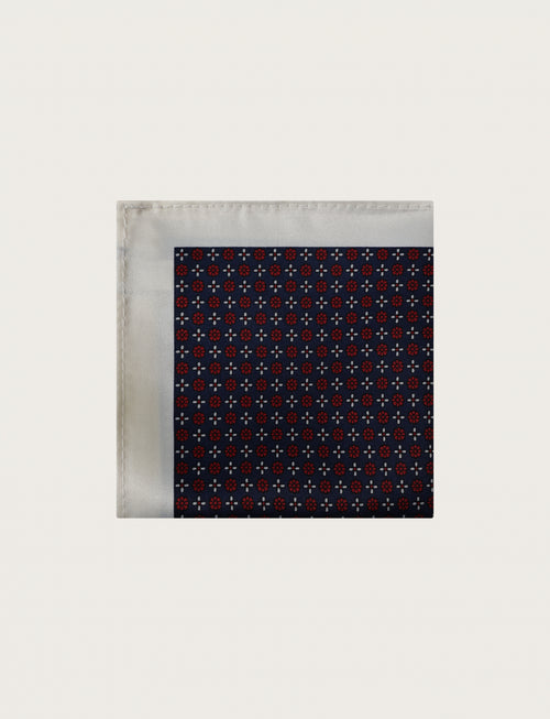 Pochette fantasia geometrica floreale luigi fusaro