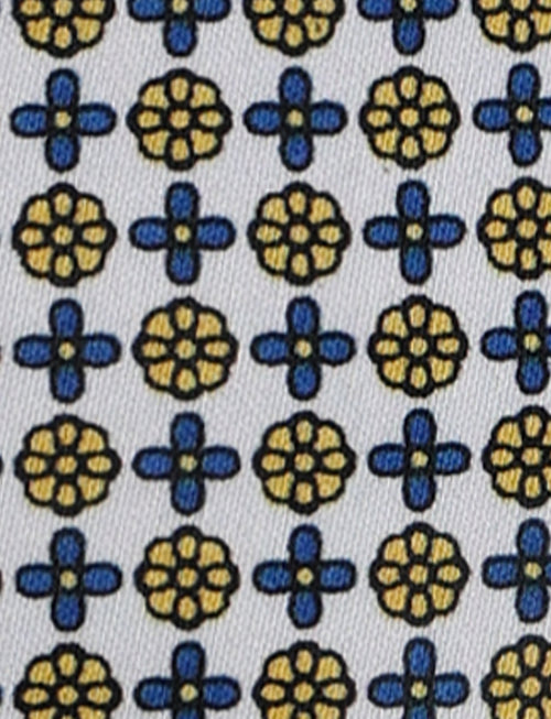 Pochette fantasia geometrica floreale luigi fusaro