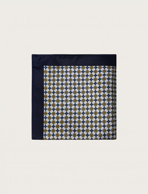 Pochette fantasia geometrica floreale luigi fusaro