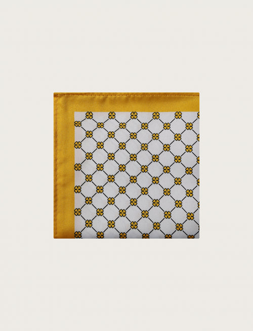 Pochette fantasia a fiori luigi fusaro
