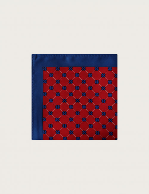 Pochette fantasia a fiori luigi fusaro