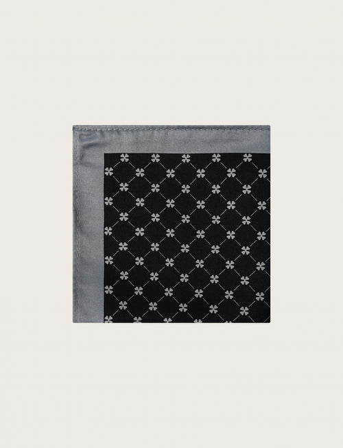 Pochette fantasia a fiori luigi fusaro