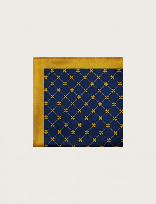 Pochette fantasia a fiori luigi fusaro