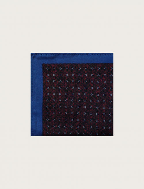 Pochette fantasia floreale geometrica luigi fusaro