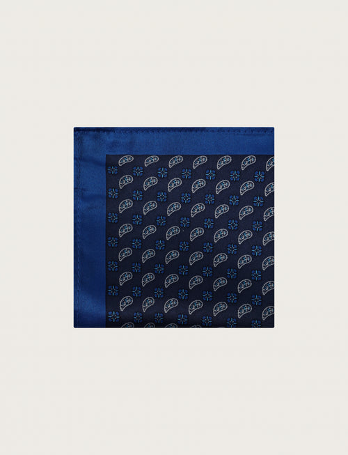 Pochette fantasia floreale geometrica luigi fusaro