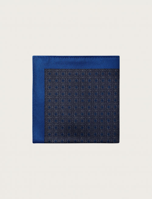 Pochette fantasia floreale geometrica luigi fusaro