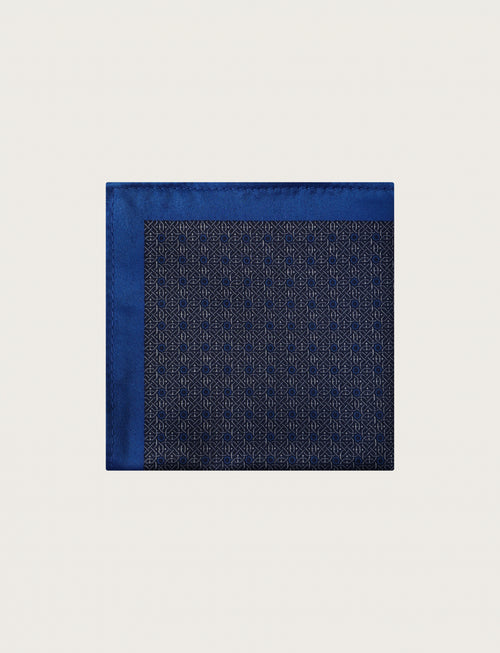 Pochette fantasia floreale geometrica luigi fusaro