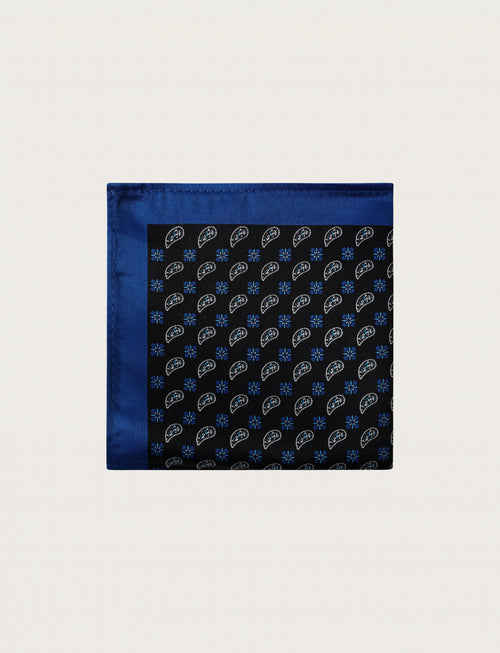 Pochette fantasia floreale geometrica luigi fusaro