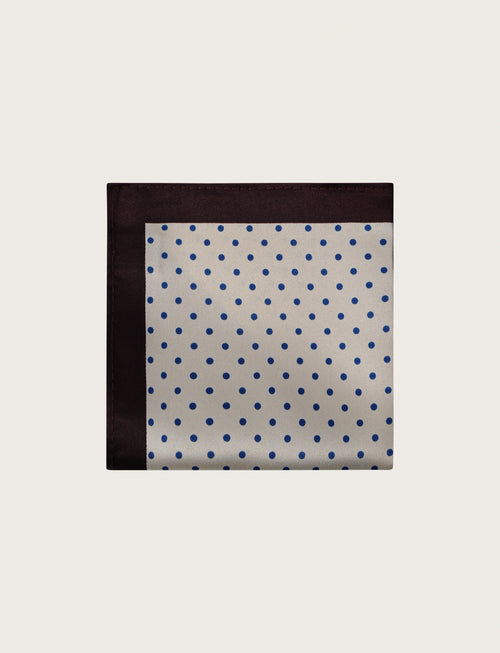 Pochette fantasia floreale e pois luigi fusaro