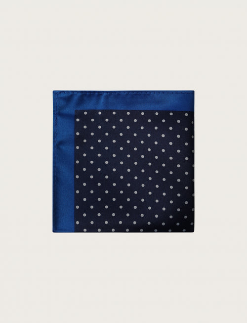Pochette fantasia floreale e pois luigi fusaro