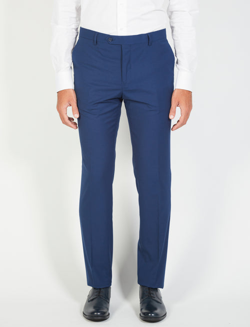 Pantaloni tinta unita classici |Colore:Avio