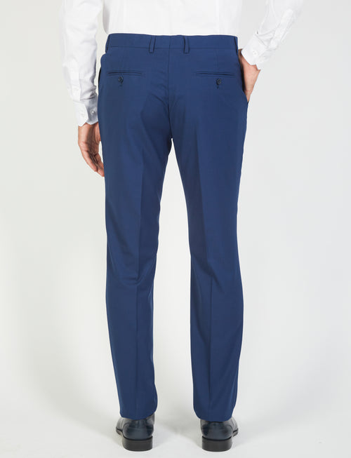 Pantaloni tinta unita classici |Colore:Avio