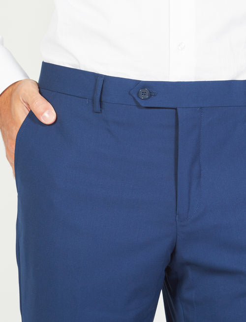 Pantaloni tinta unita classici |Colore:Avio