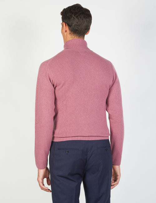 Maglia dolcevita in lambswool_Luigi Fusaro