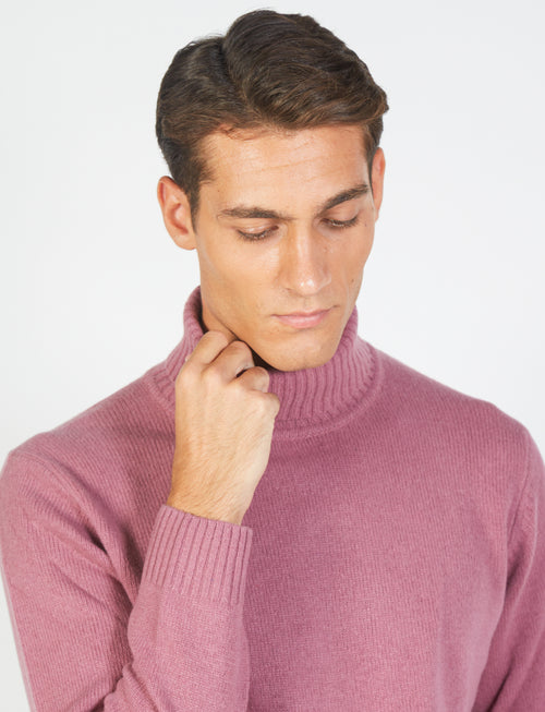 Maglia dolcevita in lambswool_Luigi Fusaro