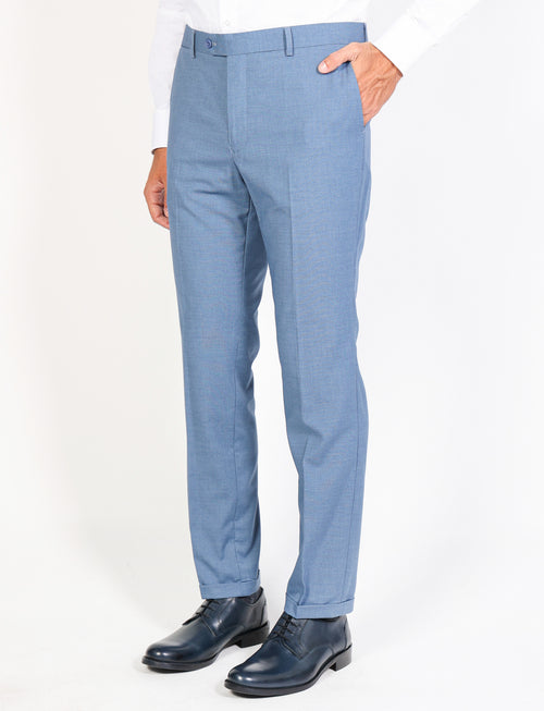 Pantaloni tinta unita classici |Colore:Celeste