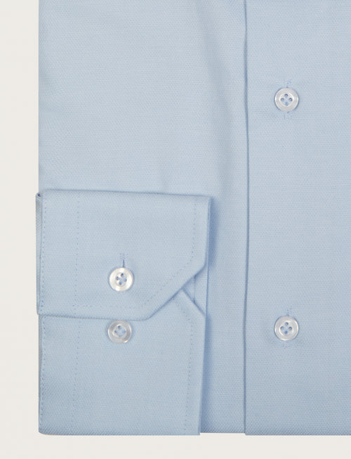 Camicia in cotone dobby luigi fusaro