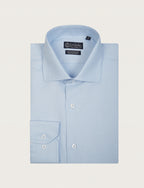 Camicia in cotone dobby luigi fusaro