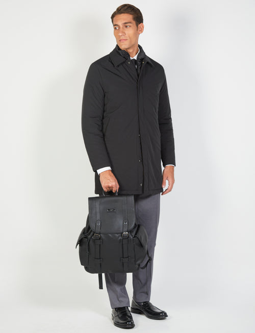 Zaino in eco-pelle con tasche luigi fusaro