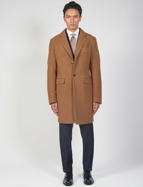 Cappotto regular in misto lana_Luigi Fusaro