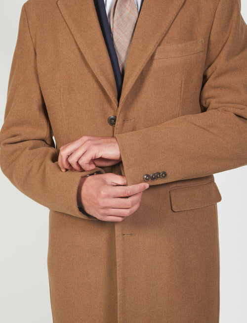 Cappotto regular in misto lana_Luigi Fusaro